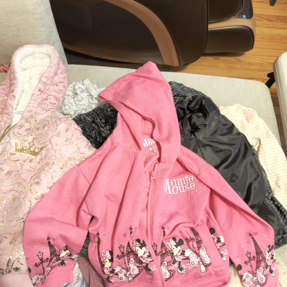 Bundle 13 Items Multiples Girls Kids Jackets Princess Dress Juicy Size XS 4T & 5 - Picture 4 of 13